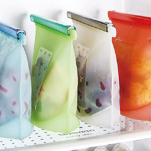 Reusable Silicone Food Bags (4 pcs) - reallifegadgets