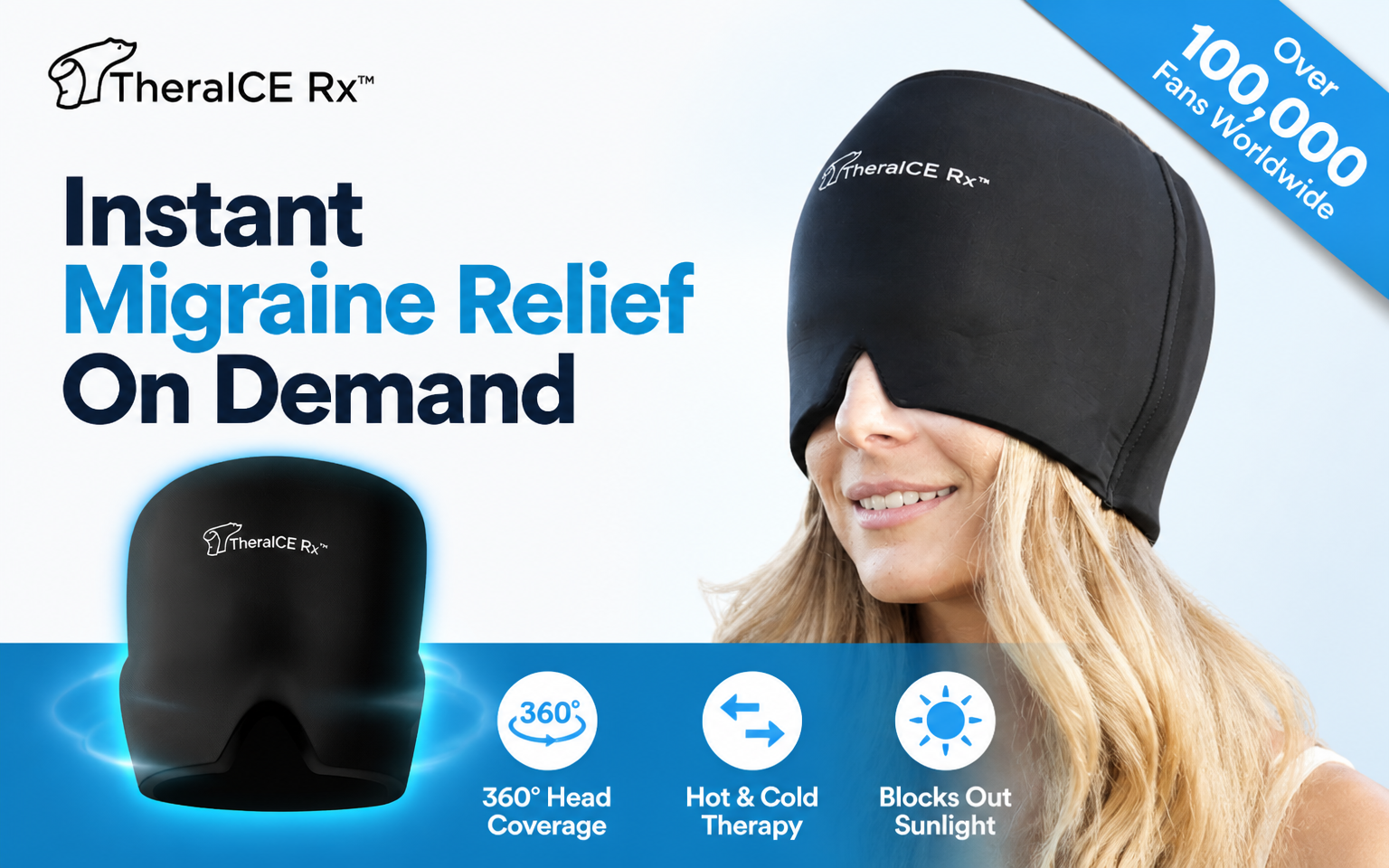 TheraICE Headache Relief Hat