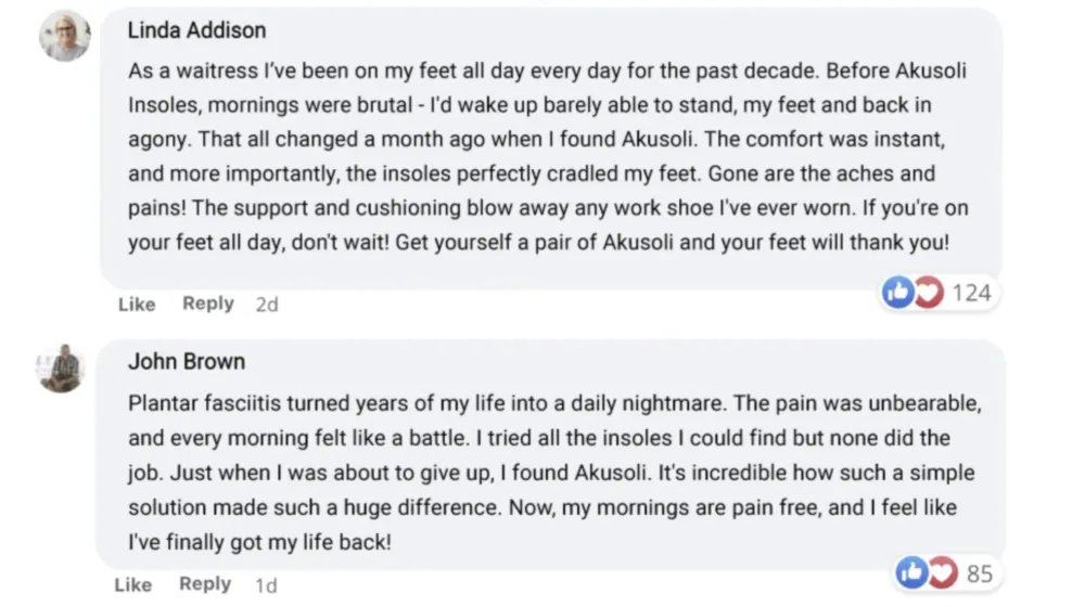 Akusoli Vs. The Flat Insole That Came With Your Shoes