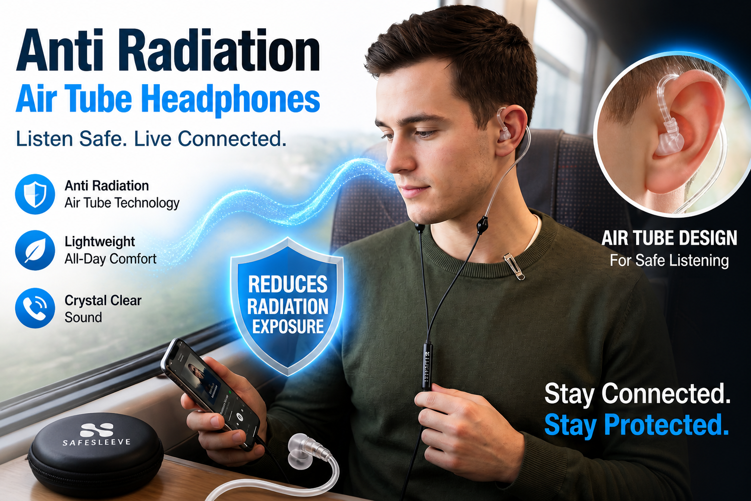 Air-Tube Headphones Review: Do They Really Cut EMF Radiation By 99%?