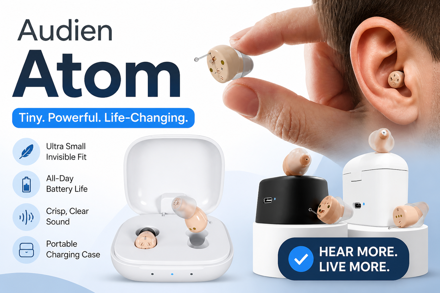 Audien Atom One Review: Do $98 Hearing Aids Actually Work?
