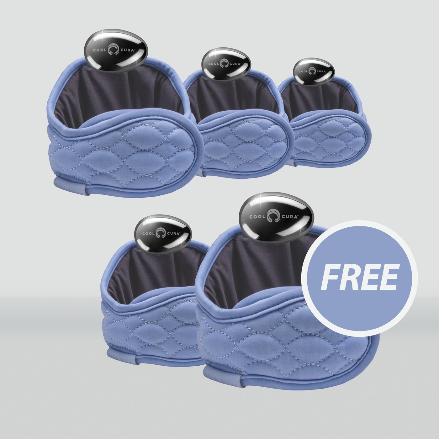 CoolCura 5-pack bundle showing buy three get two free