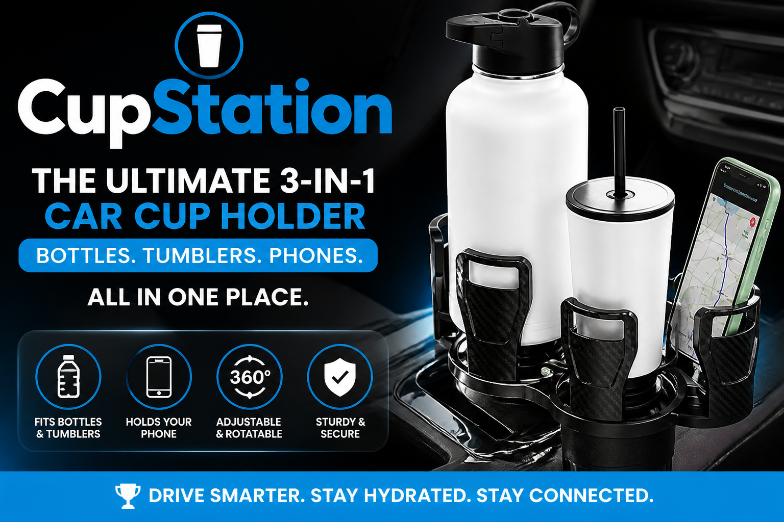 CupStation Review: Does This Expandable Cupholder Actually Hold Everything?