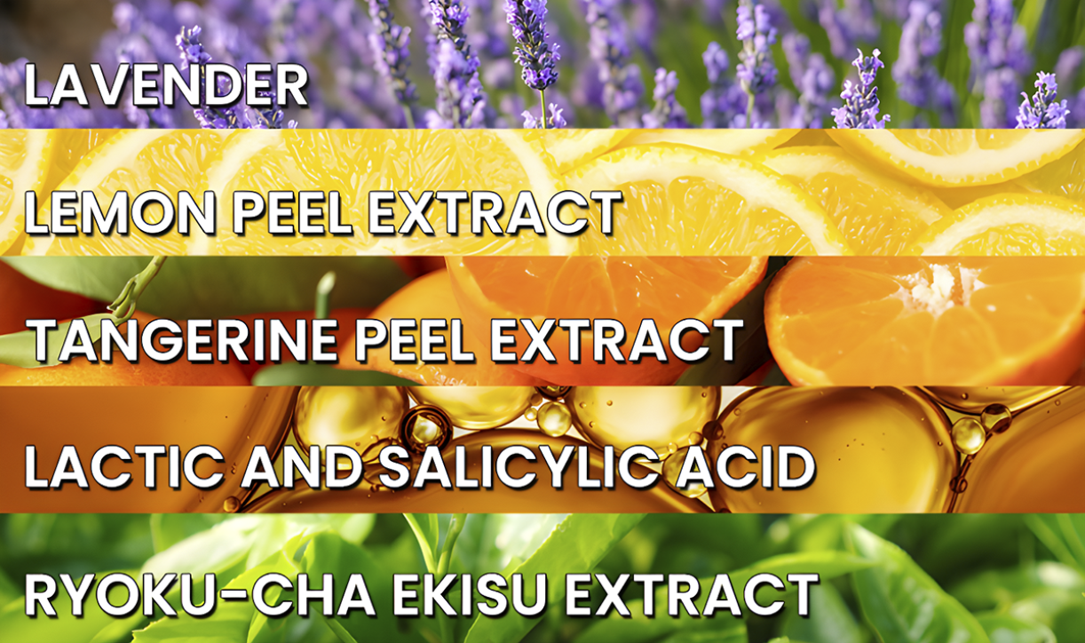 Key plant-based ingredients in FEETS Foot Peel Mask
