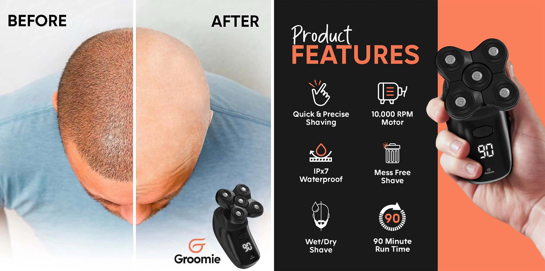Groomie BaldiePro Shaver Review: Can You Really Get A Perfect Bald Shave In 3 Minutes?