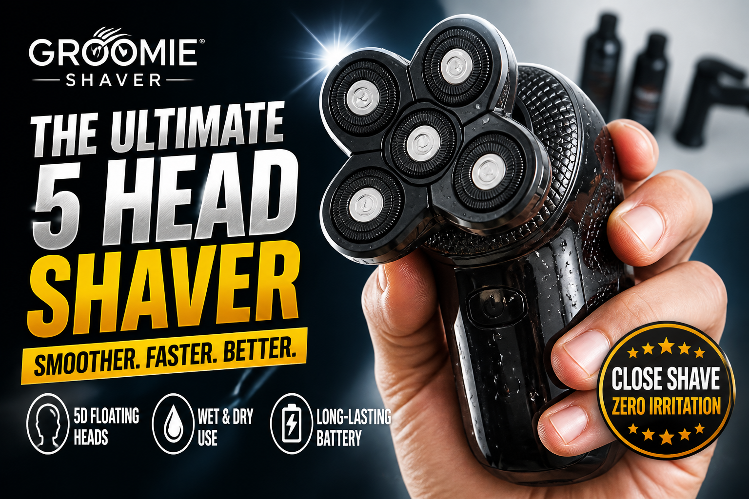 Groomie Shaver: Does This 3-Minute Head Shaver Actually Beat a Razor?