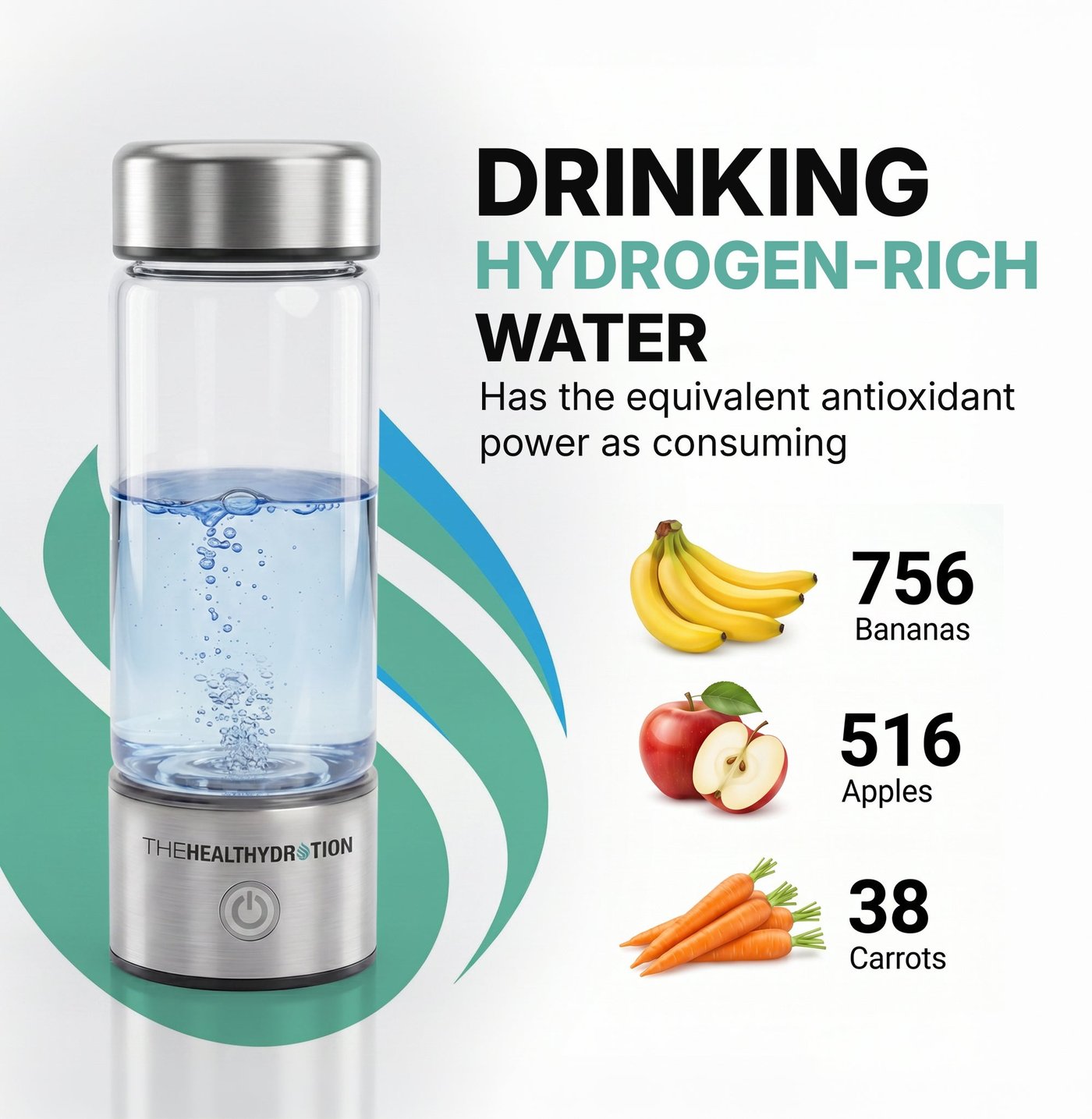 Healthy Hydration vs. Standard Water Bottles vs. Countertop Hydrogen Machines