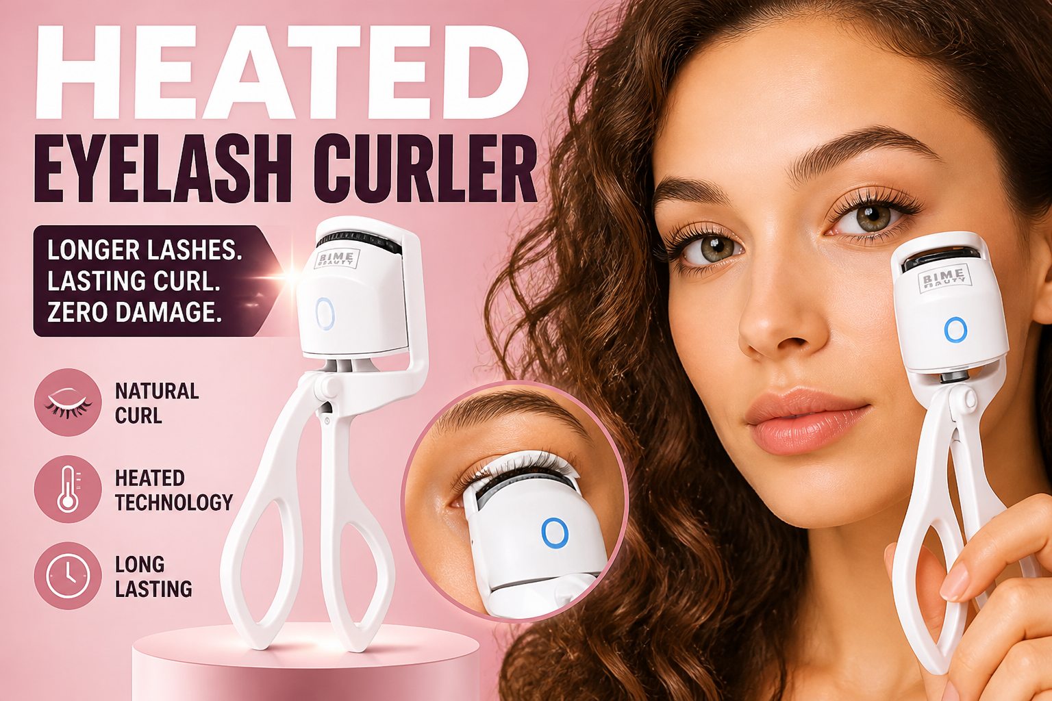 Bime Beauty Heated Eyelash Curler: Does A $25 Gadget Really Beat A Lash Lift?