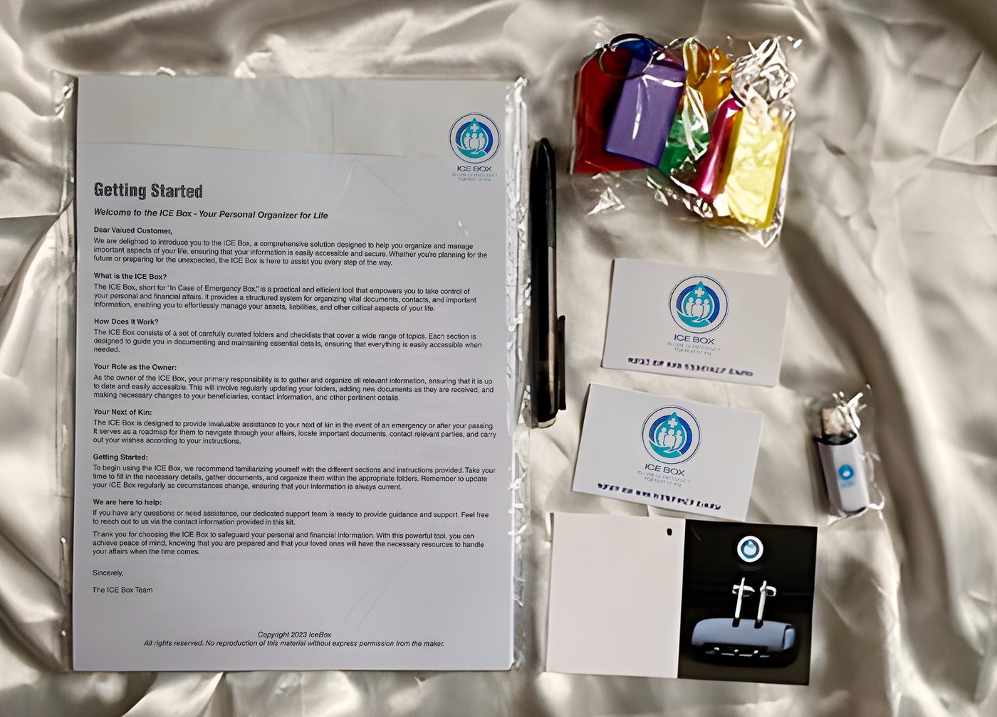Follow the ICE Box guide & checklist