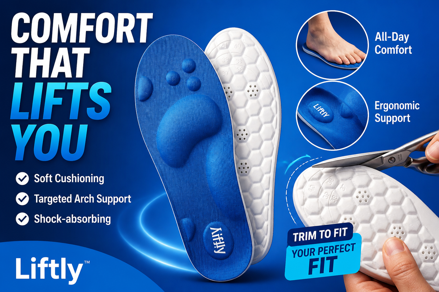 Liftly Insoles Review: Do They Really Relieve Foot Pain Instantly?