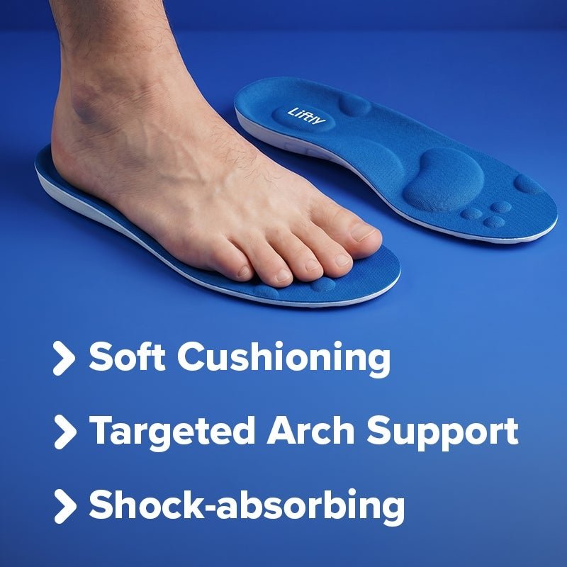 Liftly insole showing 4D Cloud Cushioning texture