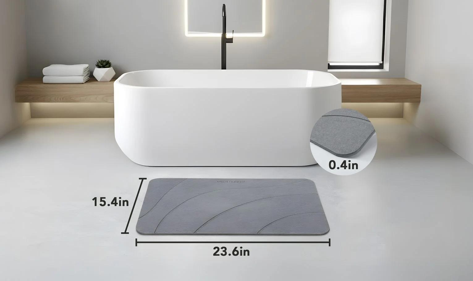 MatMend bath mat and its branded packaging box