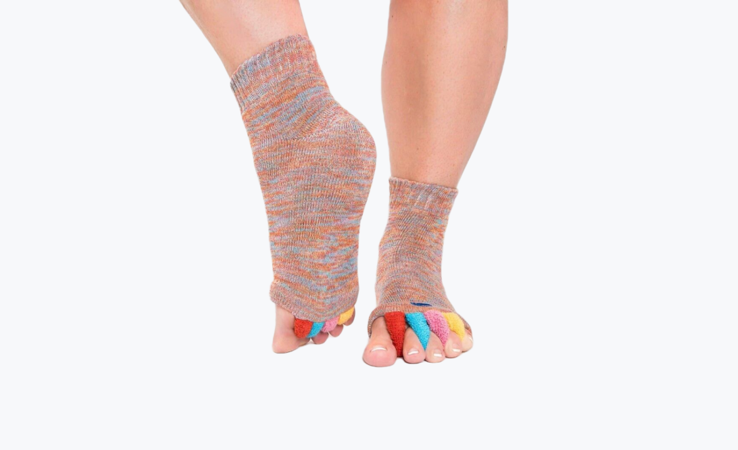 My Happy Feet Socks worn during a relaxation session