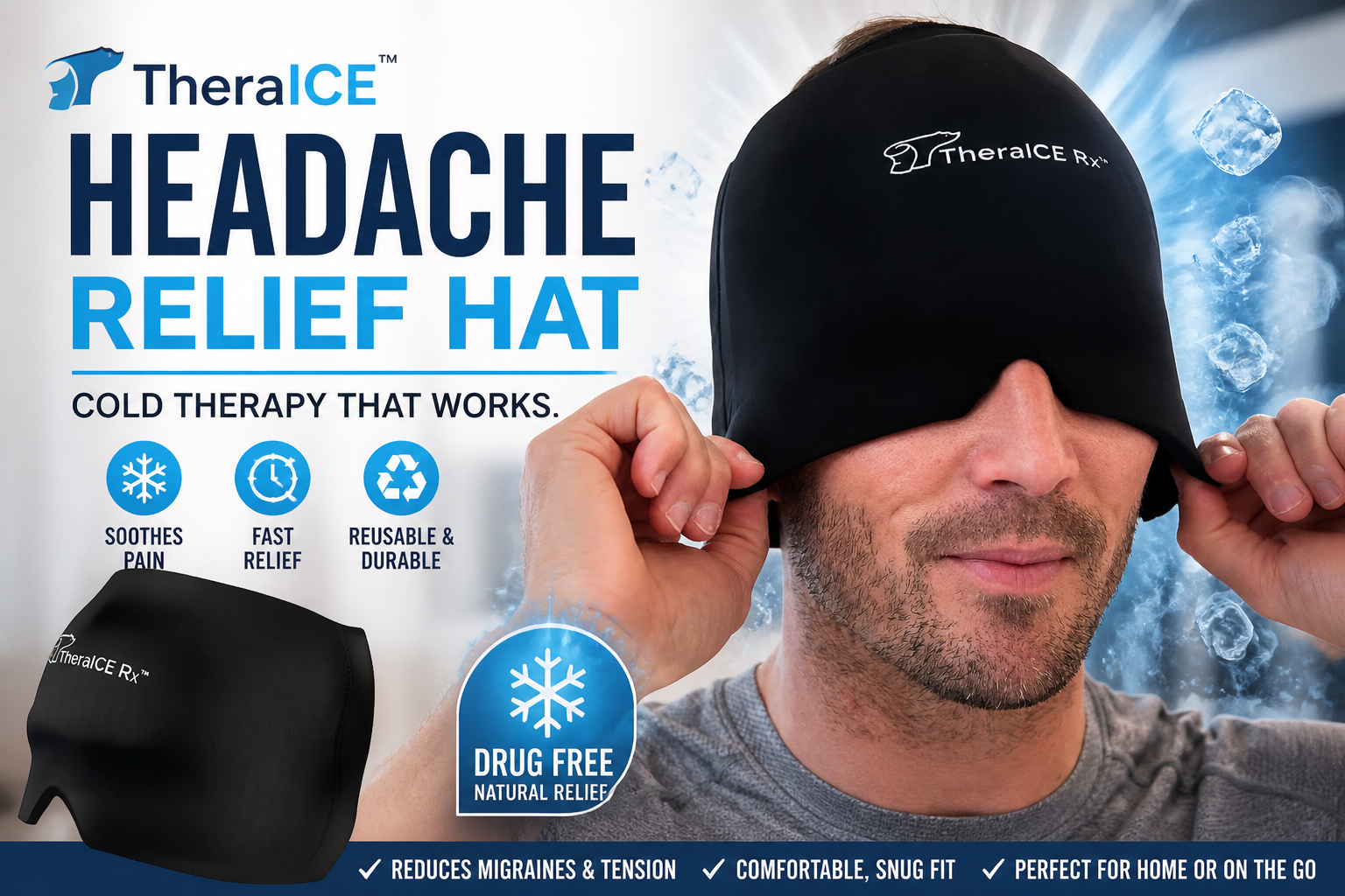 TheraICE Headache Relief Cap Review: Does A Hot/Cold Cap Actually Beat A Painkiller?