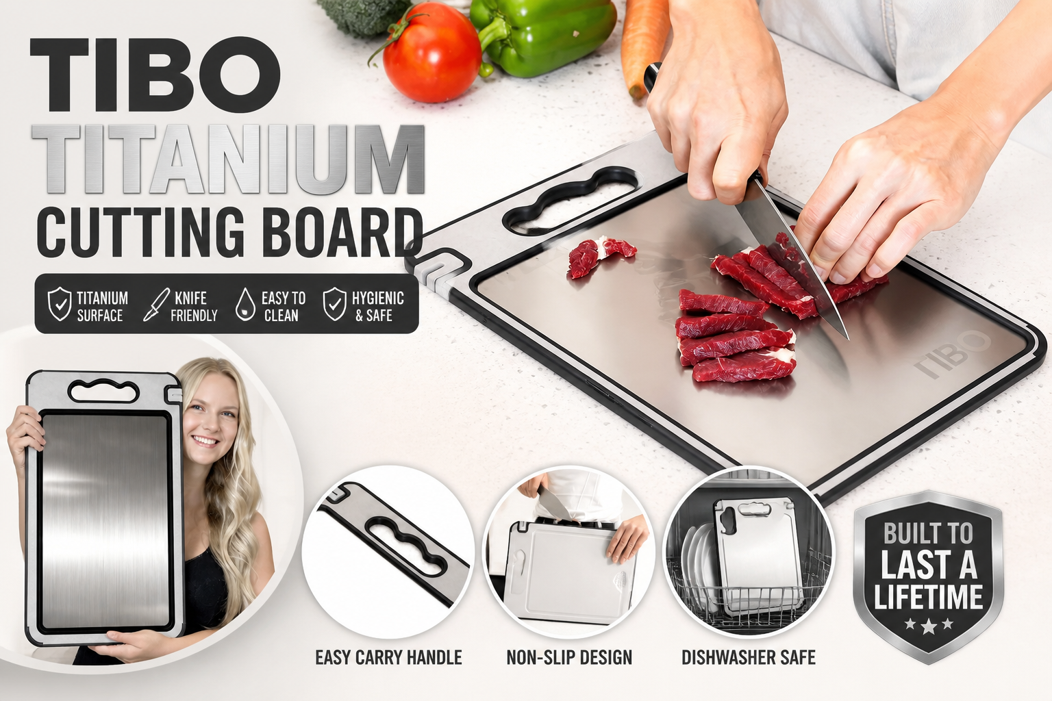 TIBO Titanium Cutting Board Review: Does It Really Beat Bacteria And Microplastics?