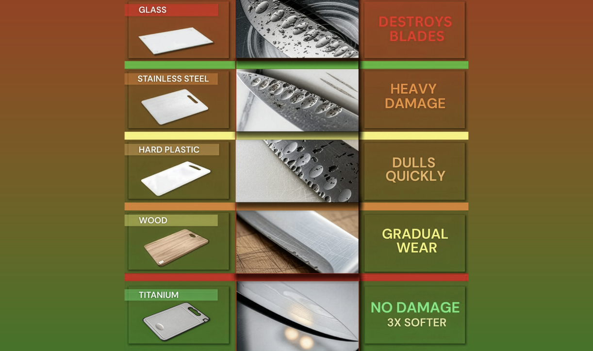 TIBO vs. Wood And Plastic Cutting Boards